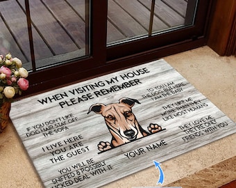 greyhound doormat