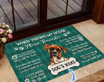 boxer dog doormat