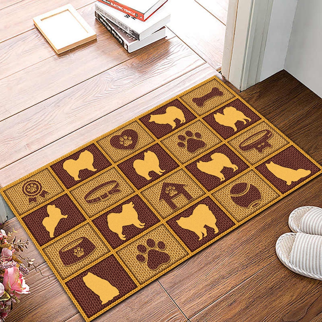 Samoyed Rug, Dogs Mat, Dogs Doormat, Perfect Gift for Dogs Lovers, Home