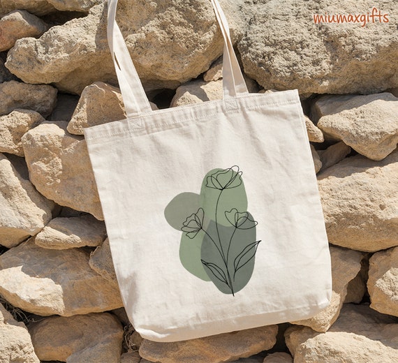 elu エル　Fleur tote（square）Dot Green Mother Tote in Olive Floral