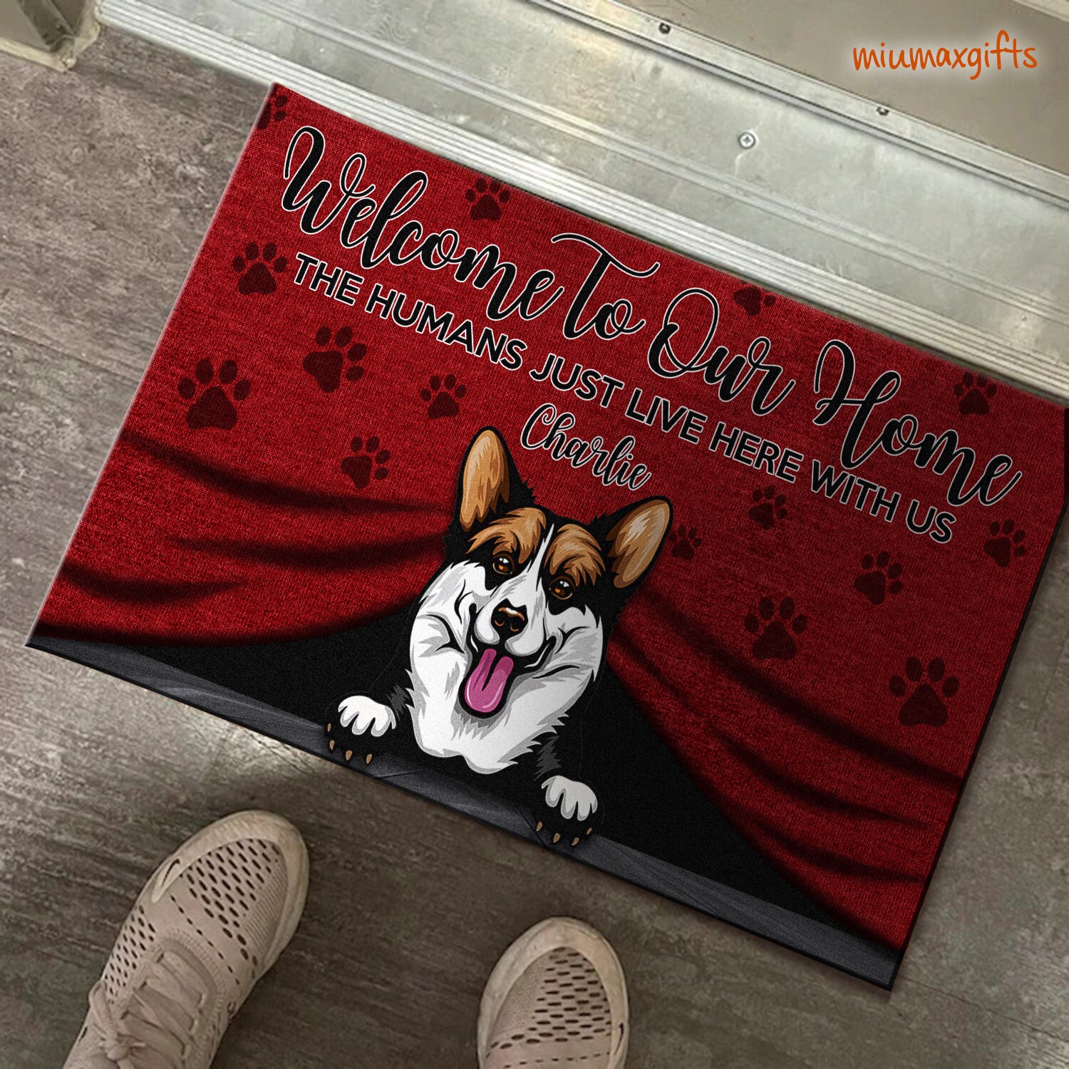 Personalized Dog Doormat Custom Dog Doormat to Our Etsy