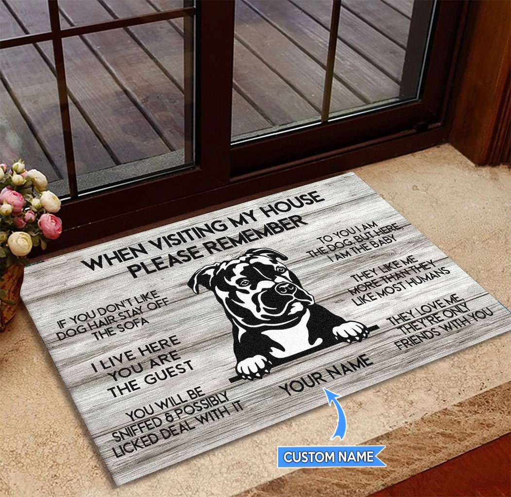 staffy doormat
