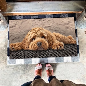 Cockapoo Rug, Cockapoo Doormat, Cockapoo Mat, Dog Lover Gifts, Cockapoo Dog Welcome Mat