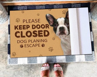 Funny 'Pardon My Frenchie' Doormat - Non-Slip Rubber Backing, 23.6x15.7 Inches, Indoor/Outdoor - View #8