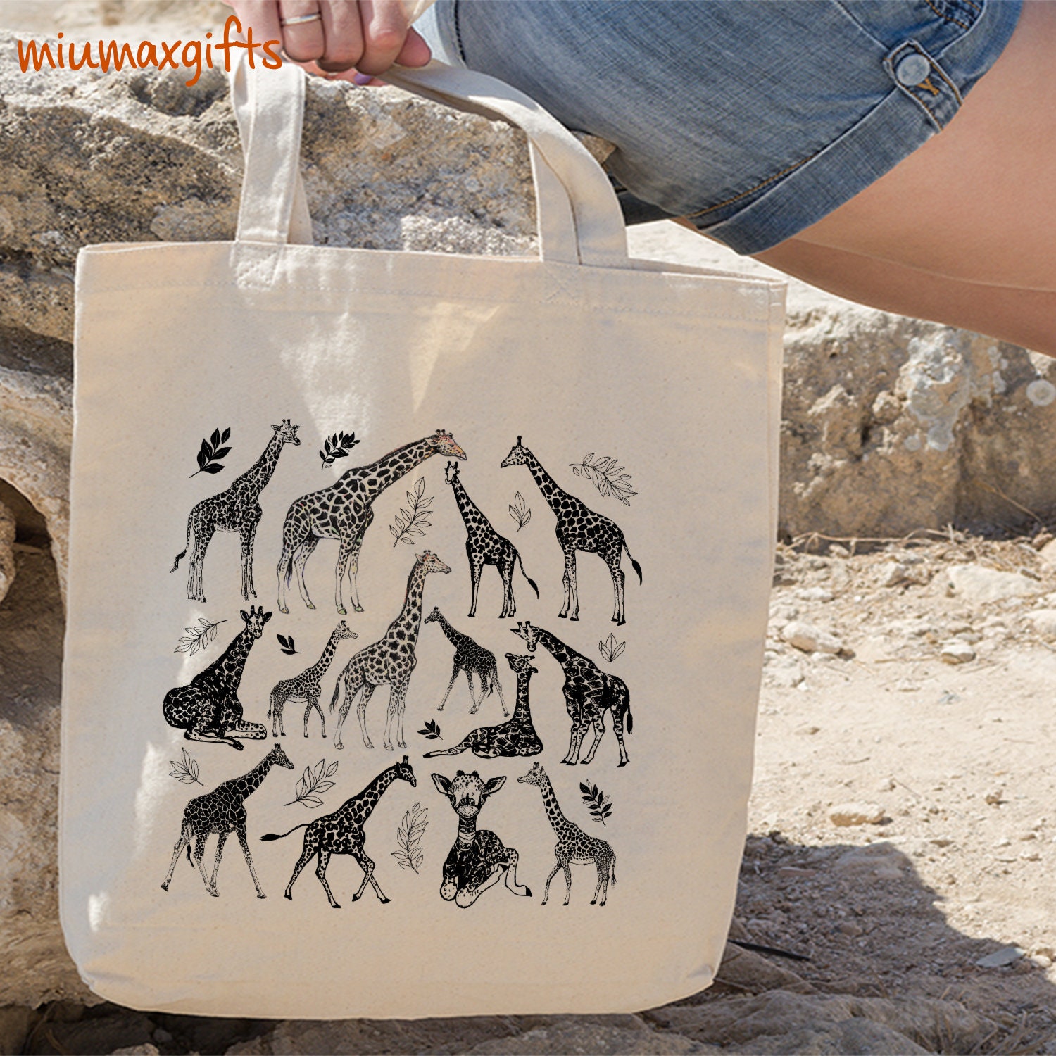 Giraffe beach hotsell bag