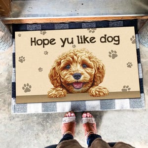 Labradoodle Doormat, Hope Yu Like Dog Doormat, Labradoodle Mat, Dog Lover Gifts, Dog Mat, Home Decor