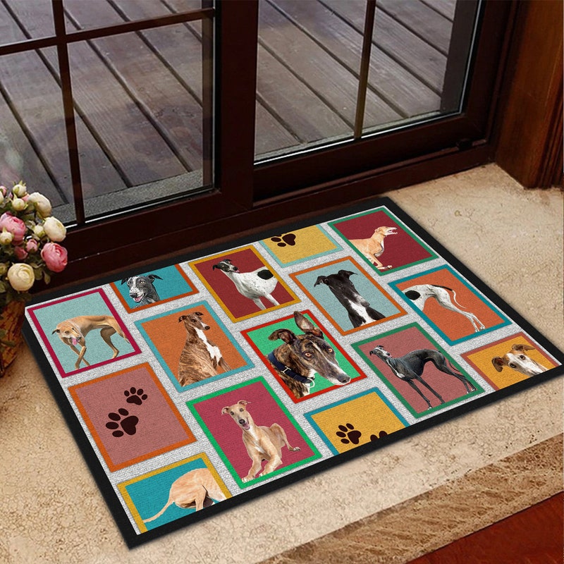 Greyhound Outdoor Floor Mat - Etsy