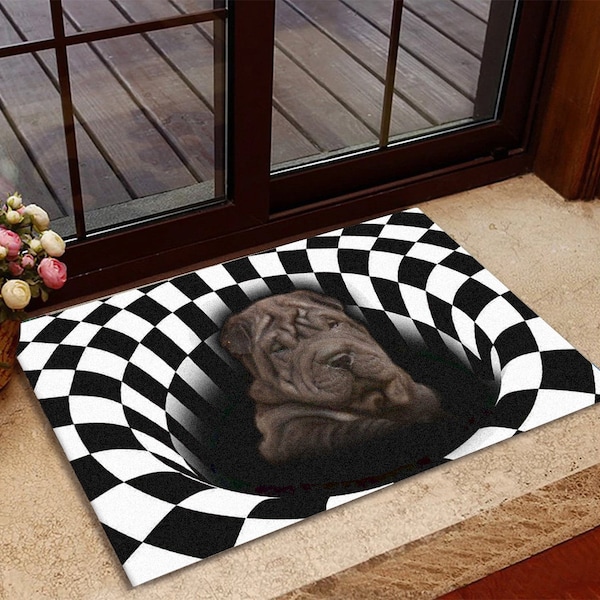 Shar Pei Rug, Funny Shar Pei Doormat, Perfect Gift For Shar Pei Lovers, Dog Mat, Home Decor, Housewarming Gift