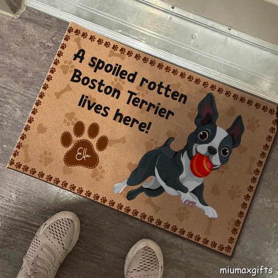 Boston clearance terrier doormat