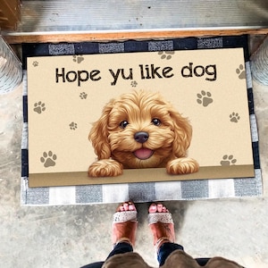 Goldendoodle Doormat, Hope Yu Like Dog Doormat, Goldendoodle Mat, Dog Lover Gifts, Dog Mat, Home Decor
