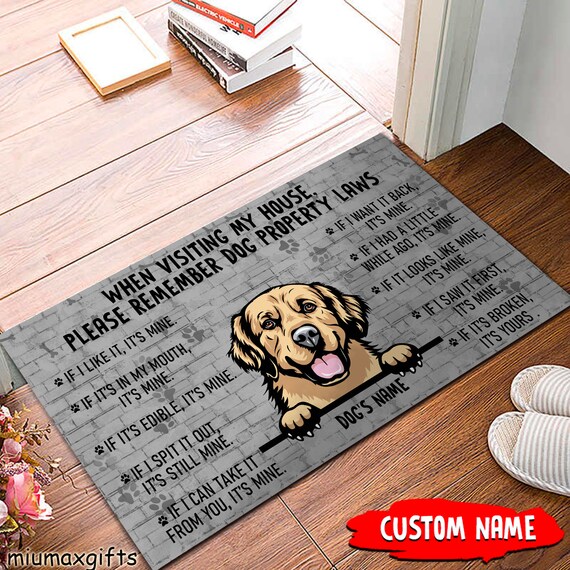 Golden Retriever Doormat - shop easily