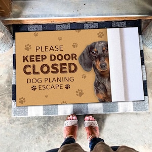 Dachshund Doormat, Dog Mom Doormat, Gift For Dog Lovers, Mom Gift, Dog Mat, Indoor Outdoor Mat, Home Doormat, Home Decor, Gift For Mom