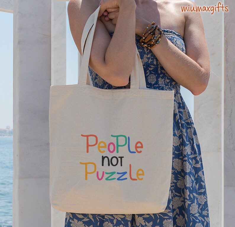 Autism Lives Matter Contrast Handle Bag Autism Awareness Autistic Women Tote Bag Autism Lives Matter Contrast Handle Bag Autism Awareness Autistic Women Tote Bag