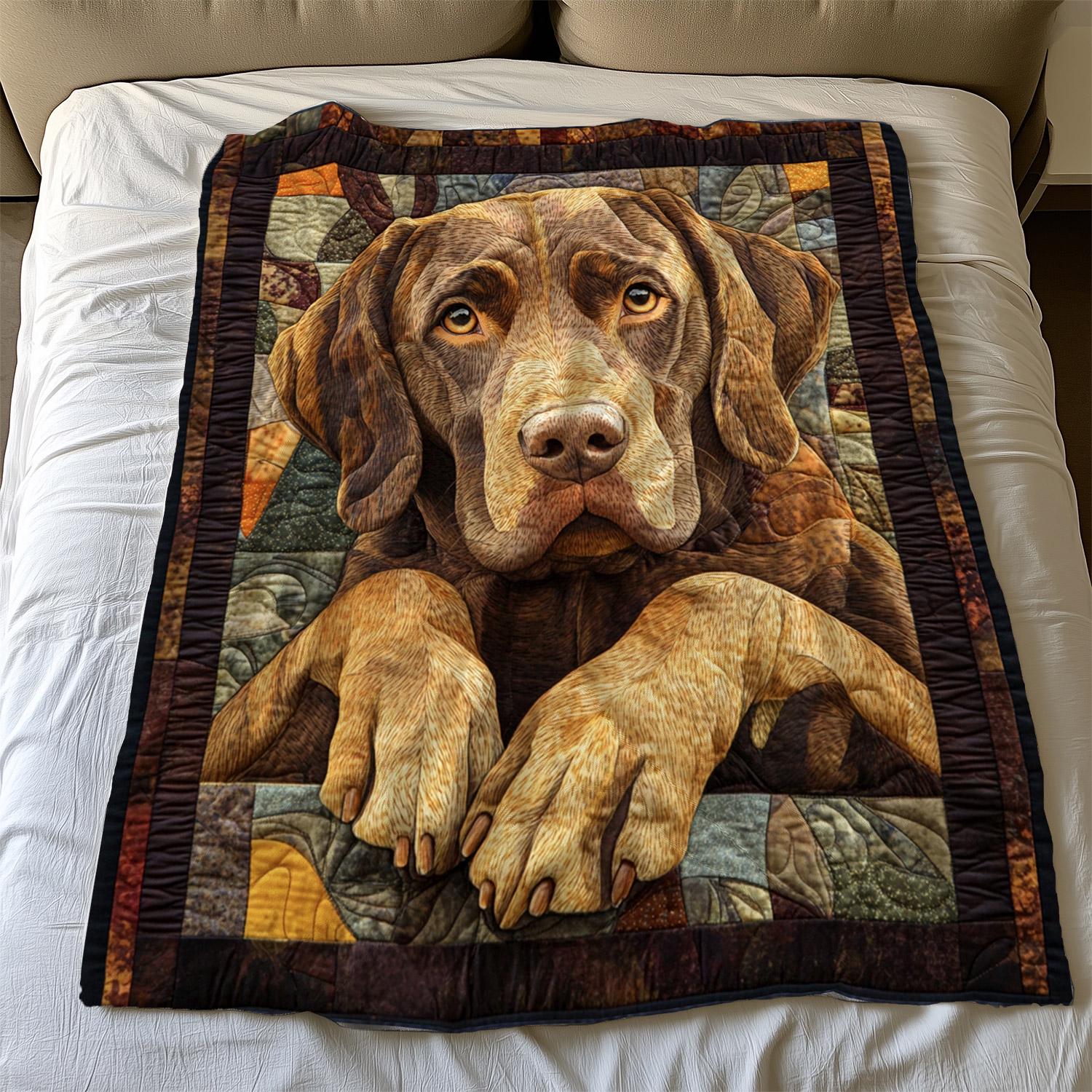 Chesapeake Bay Retriever Blanket, Dog Sherpa Blanket, Dog