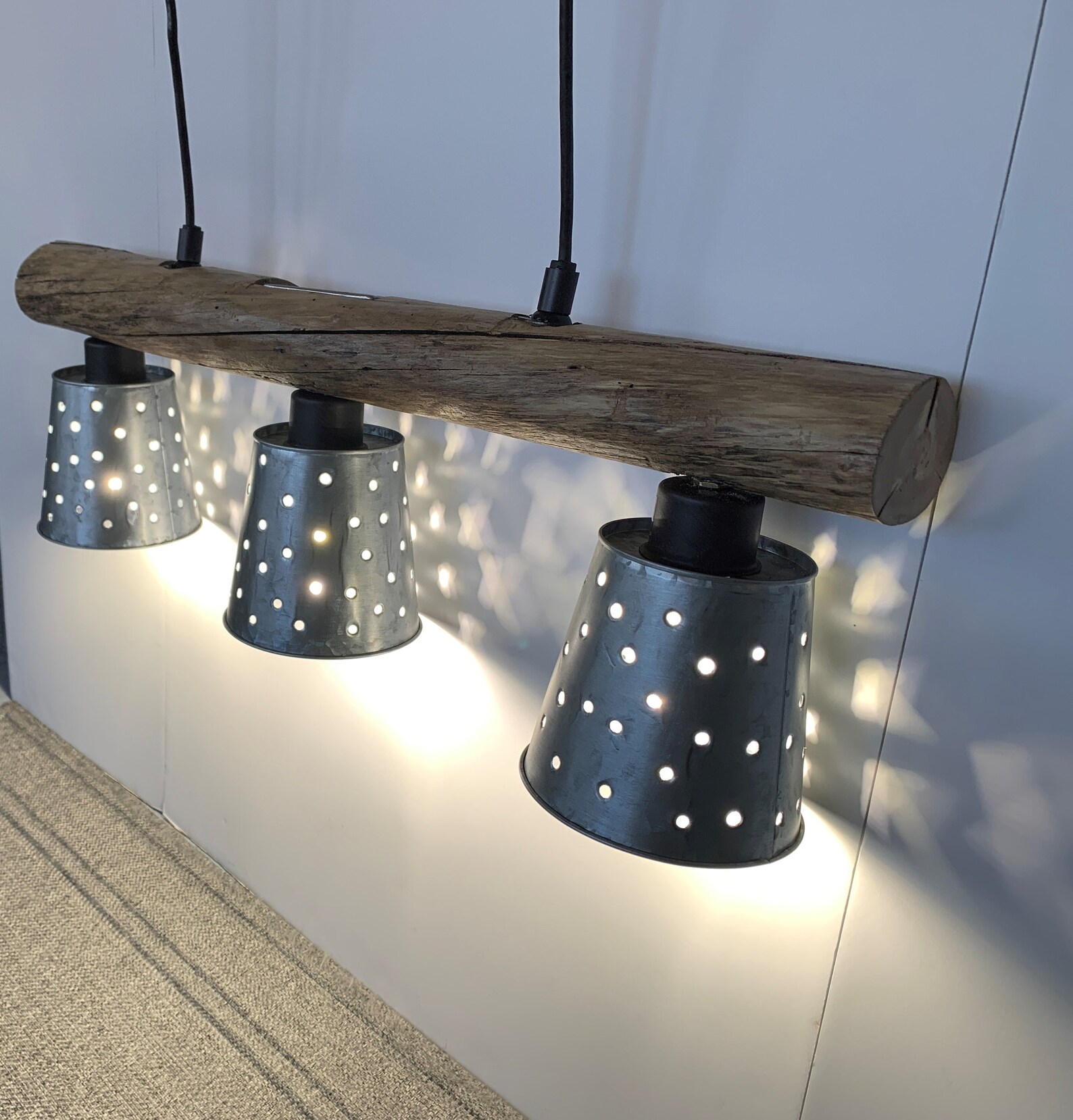 Rustic Driftwood Log Pendant Light Kitchen Island Light or Etsy