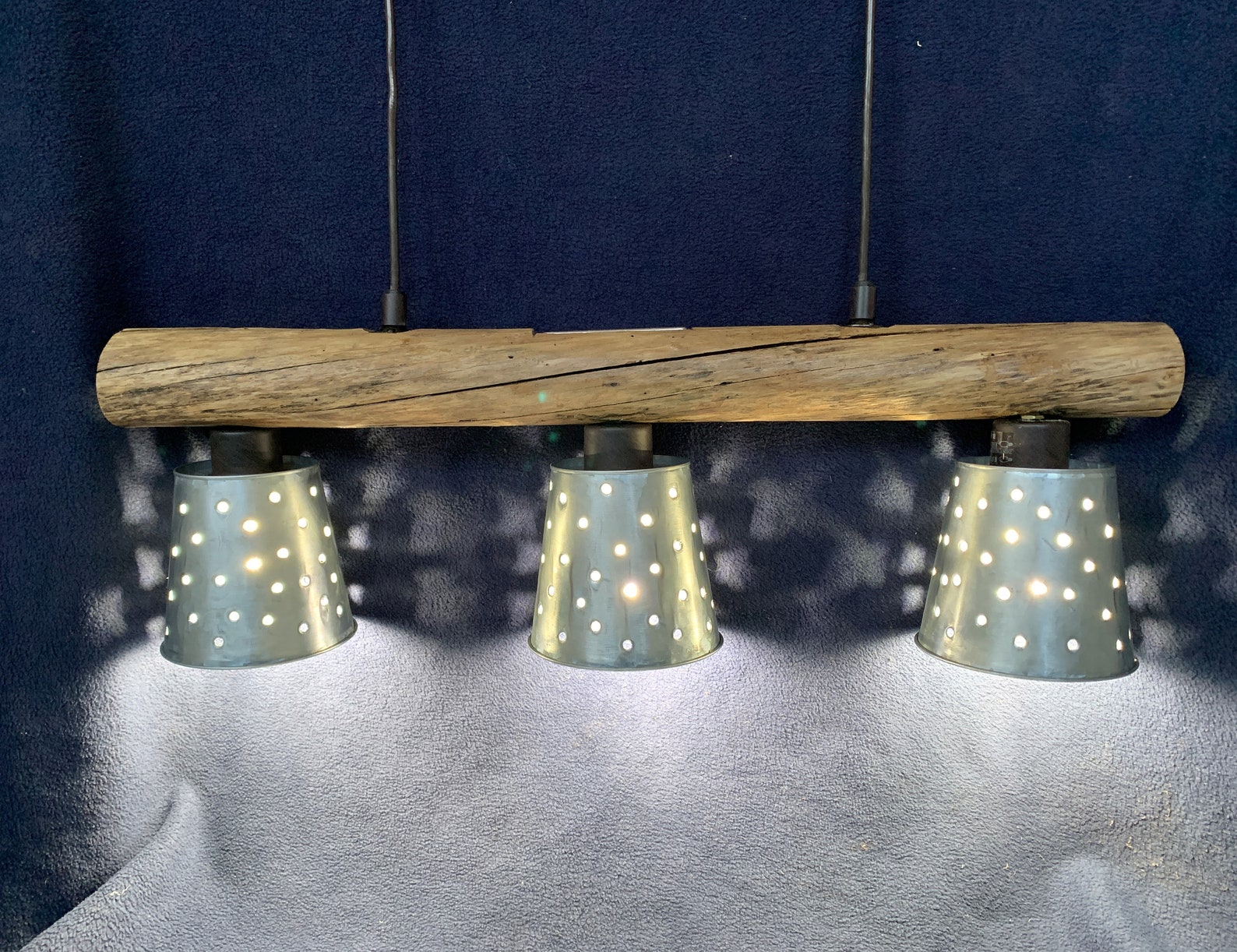 Rustic Driftwood Log Pendant Light Kitchen Island Light or Etsy