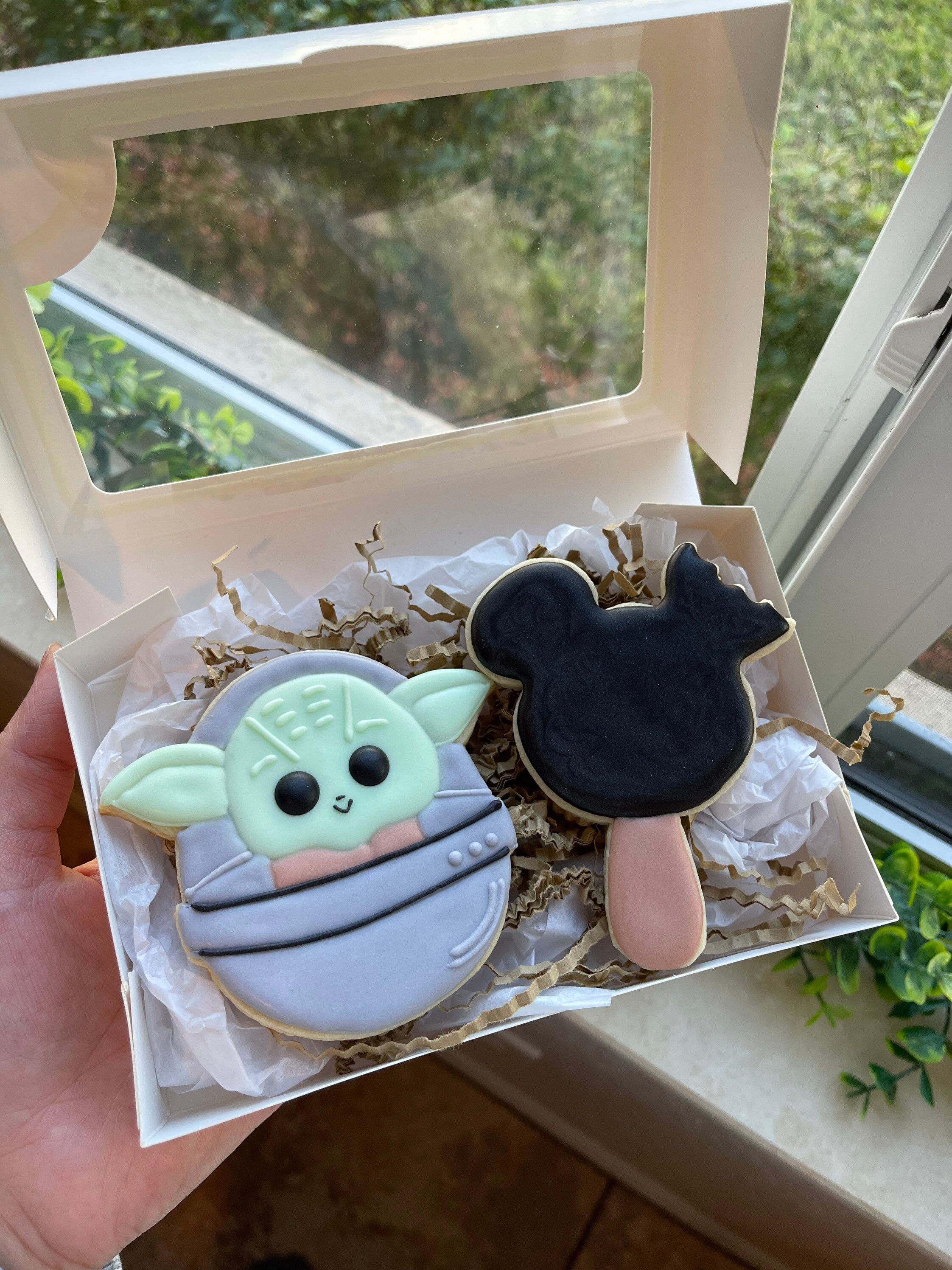 Baby Yoda Mickey Bar Cookie Set Etsy Baby Yoda Mickey Bar Cookie Set Etsy