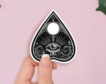 Planchette sticker, Ouija sticker, Gothic sticker, Witch art, Spiritualism sticker, Occult sticker, Wicca sticker, Paganism