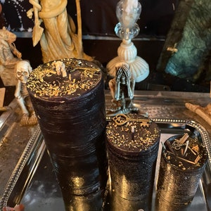 Protect and Ward Pillar Candle. Home & Self Protection Spell Candle. Intention Candle. Drip Candle.