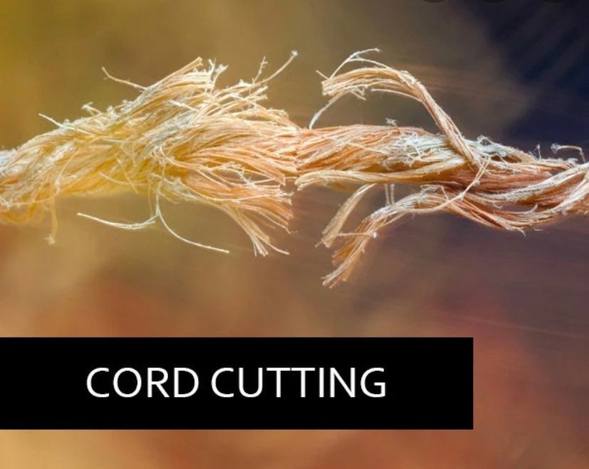 Cord Cutting Service Spell Candle Etsy