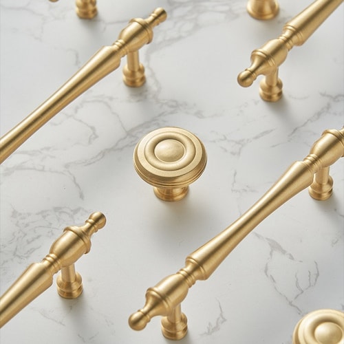Handmade Long Brushed Brass Pulls Bedroom Drawer Etsy