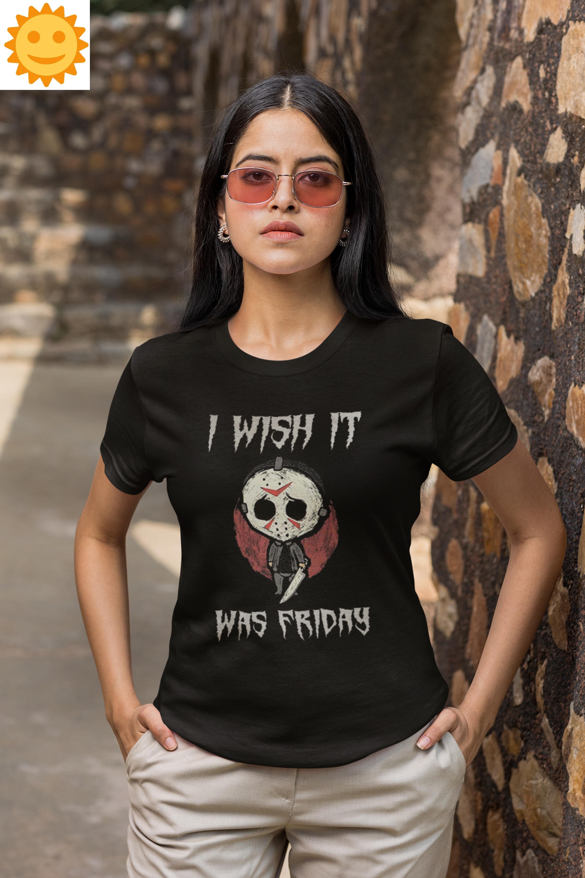 Jason Voorhees I Wish It Was Friday Vintage T-shirt Jason Voorhees I Wish It Was Friday Vintage T-shirt