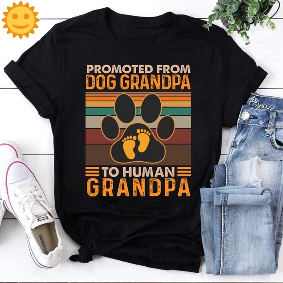 Dog grandpa shirt sales