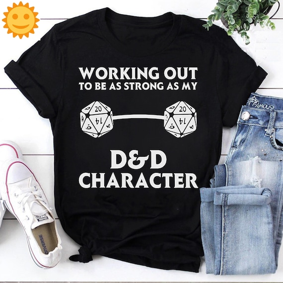 Working Out D&D T-Shirt Working Out D&D T-Shirt