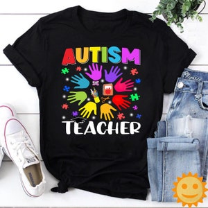 Autism Teacher Vintage T-Shirt, Autism Awareness Shirt, Autism Shirt, Autism Lovers Shirt, Autism Proud Shirt, Teacher Shirt