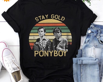 Stay Gold Ponyboy Vintage T-Shirt, The Outsiders Shirt, 90s Movie Shirt, Crime Movie Shirt, Ponyboy Shirt, Outsiders Lovers Shirt