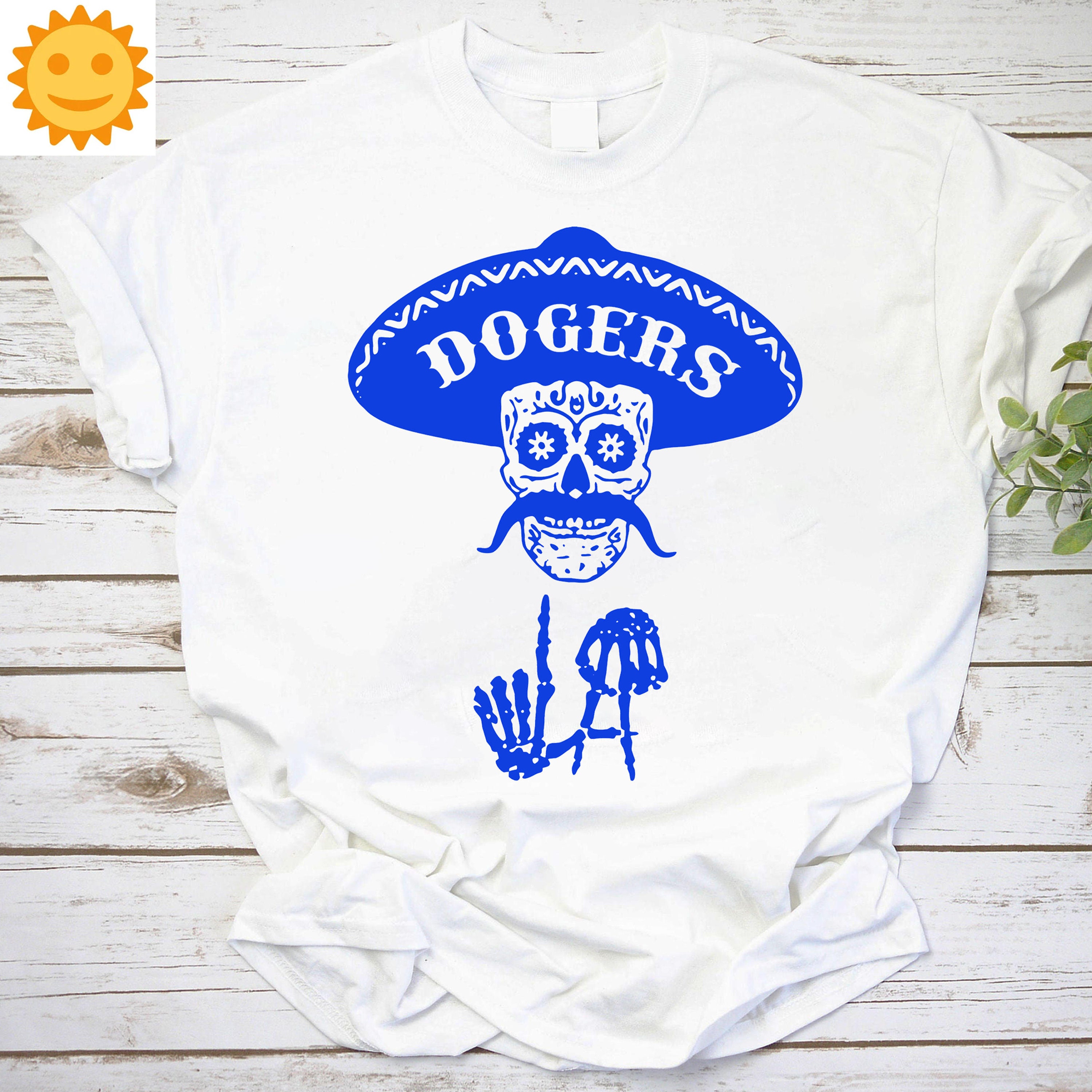 LOS ANGELES LA DODGERS SUGAR SKULL Shirt Dia de los Muertos World Series