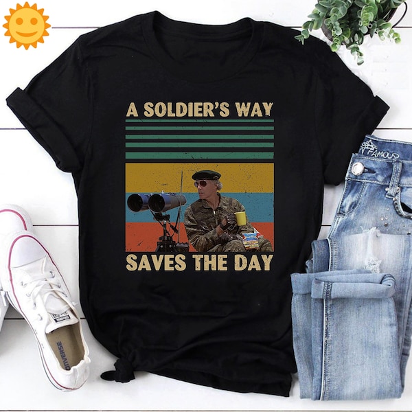 A Soldier's Way Saves The Day Vintage T-Shirt, The Burbs Shirt, Mark Rumsfield Shirt, Comedy Movie Shirt, 80s Movie Shirt