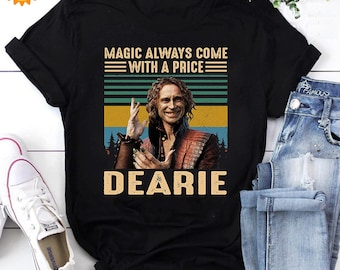 Magic Always Come with A Price Dearie Vintage T-Shirt, Once Upon A Time Shirt, Halloween Shirt, Adventure Movie Shirt, Rumpelstiltskin Shirt