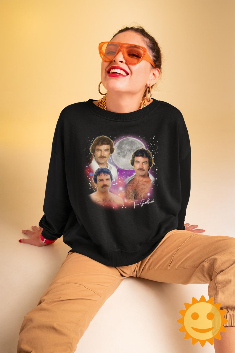 Tom Selleck Full Moon Vintage T-Shirt, Tom Selleck Shirt, Thomas William Selleck Shirt, Actor Shirt, Writer Shirt, Thomas Selleck Shirt image 3