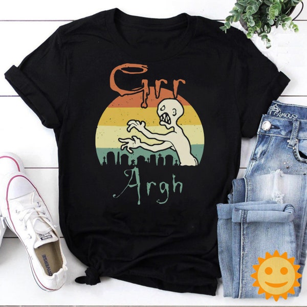 Grr Argh Zombie Vintage T-Shirt, Buffy the Vampire Slayer Shirt, Halloween Shirt, Horrorfilm Shirt, Zombie Shirt, 90er Jahre Film Shirt