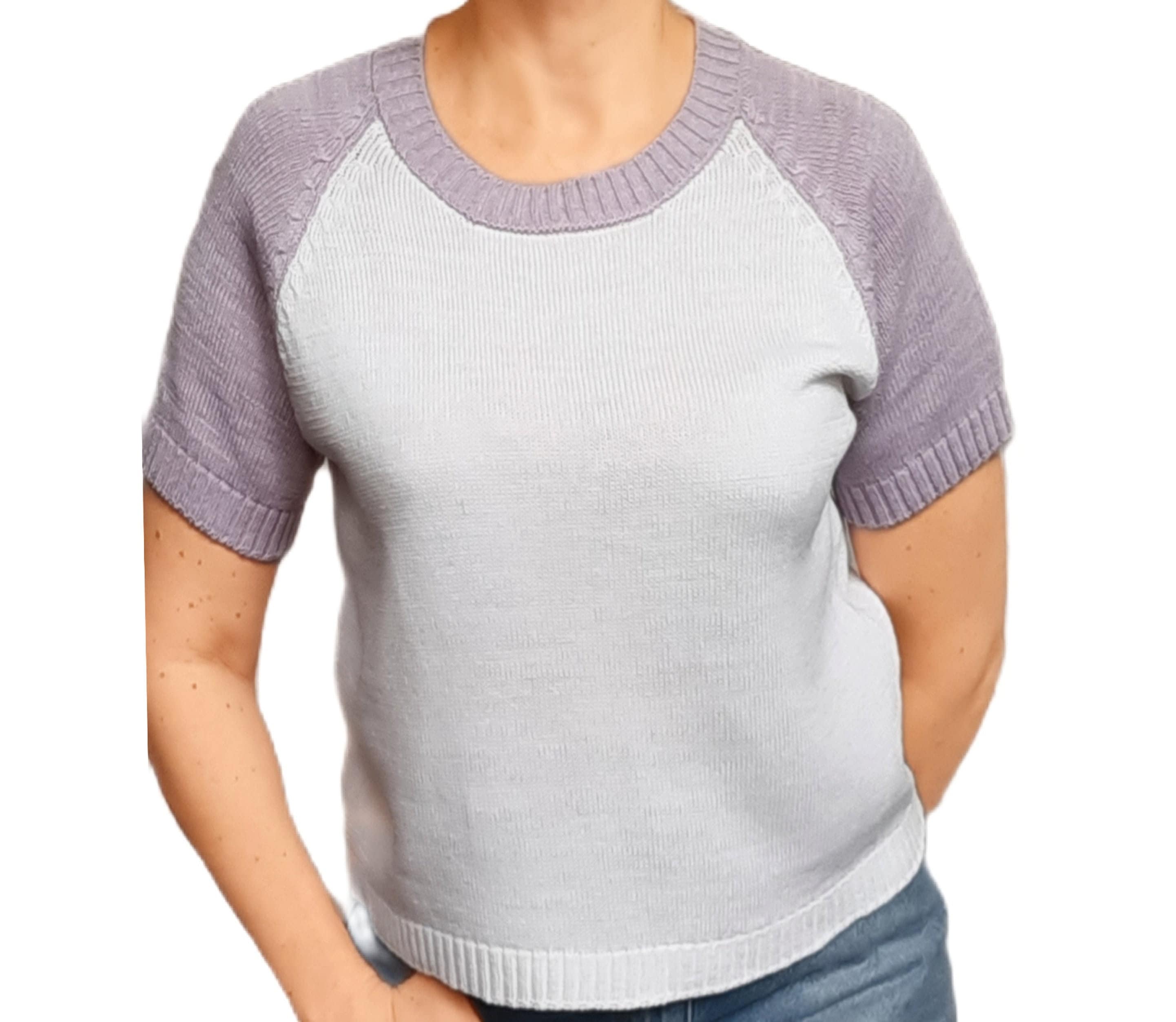 Knitted Tshirt Linen and Cotton Tank Top ready to ship Etsy