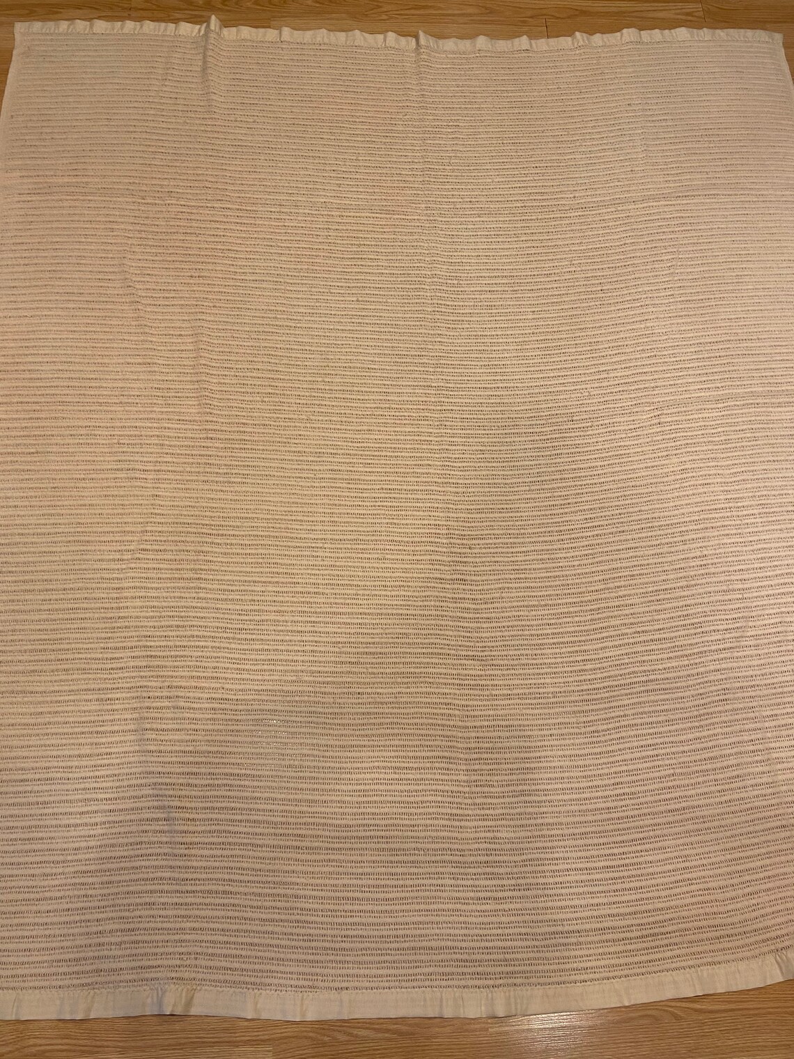 Vintage Esmond Satin Trim Waffle Weave Acrylic Thermal Blanket Etsy