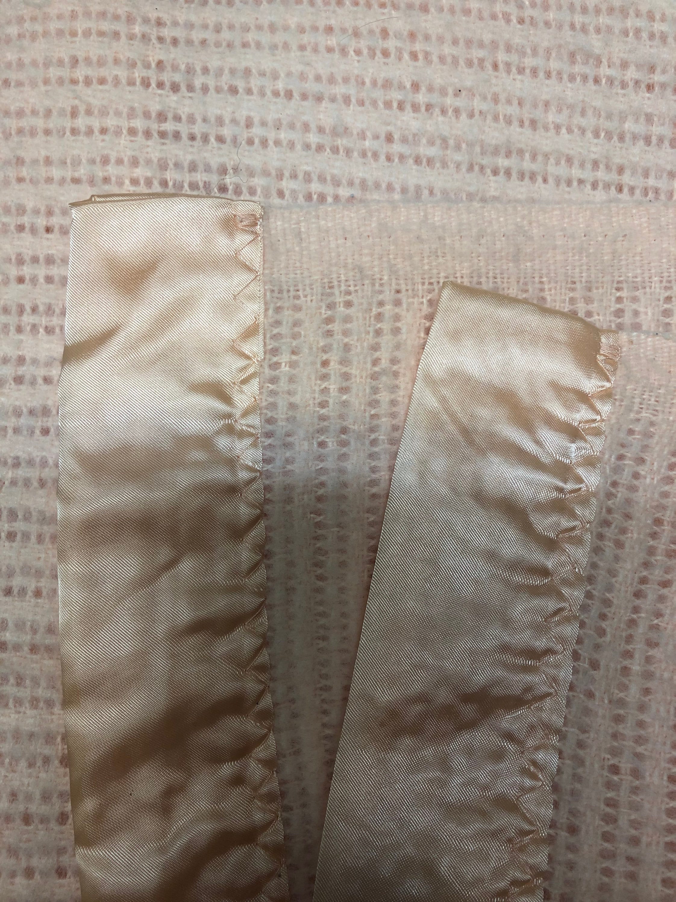 Vintage Eaton Satin Trim Waffle Weave Acrylic Blanket Peach 90 Etsy