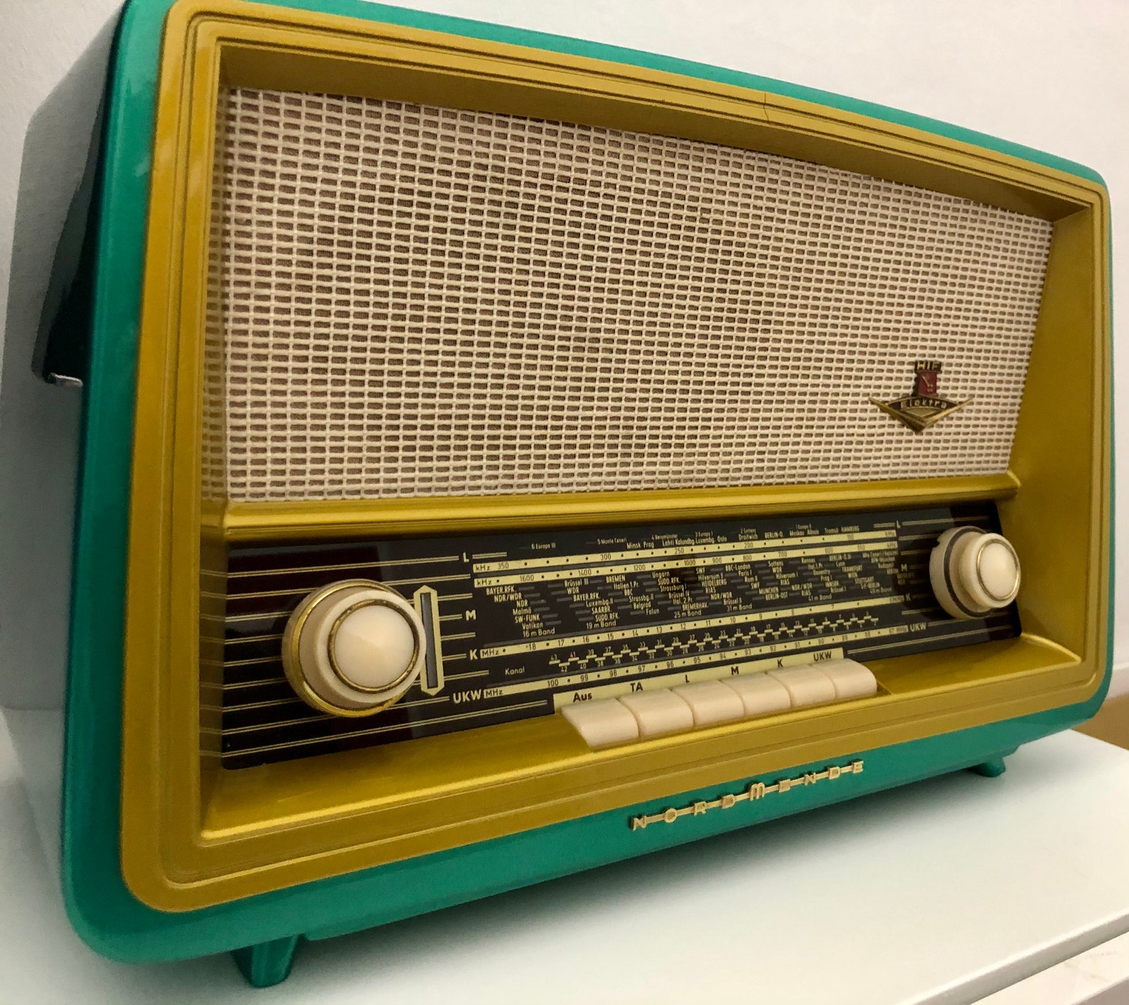 Old German Radio from 60's Retrofit Bluetooth Etsy