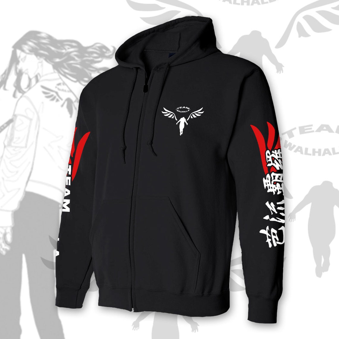 Hoodie Valhalla Tokyo Revengers Unisex Sweatshirt Valhalla | Etsy