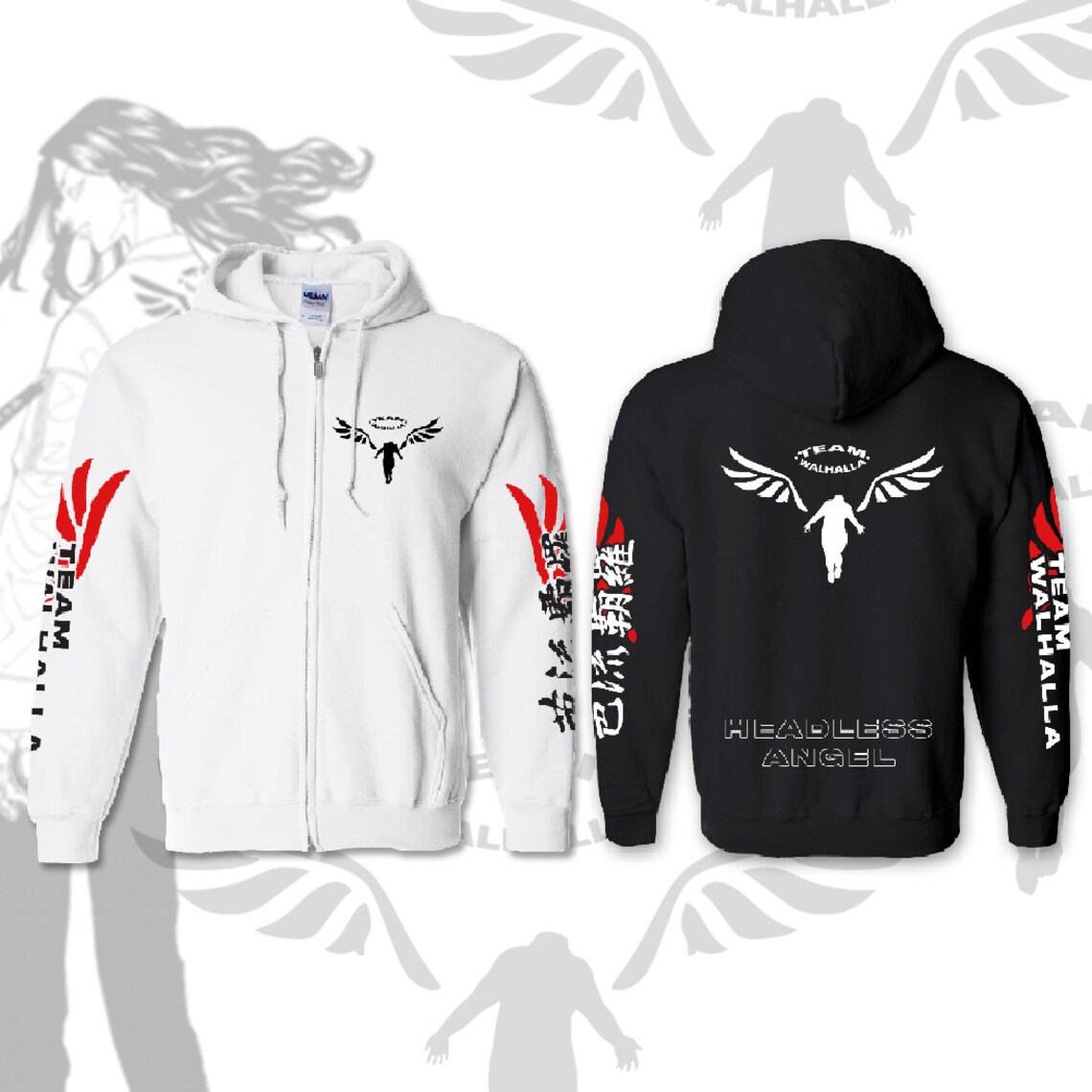 Hoodie Valhalla Tokyo Revengers Unisex Sweatshirt Valhalla | Etsy