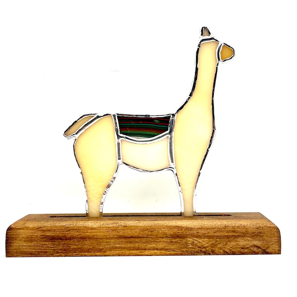 Llama Stained Glass Pattern Etsy