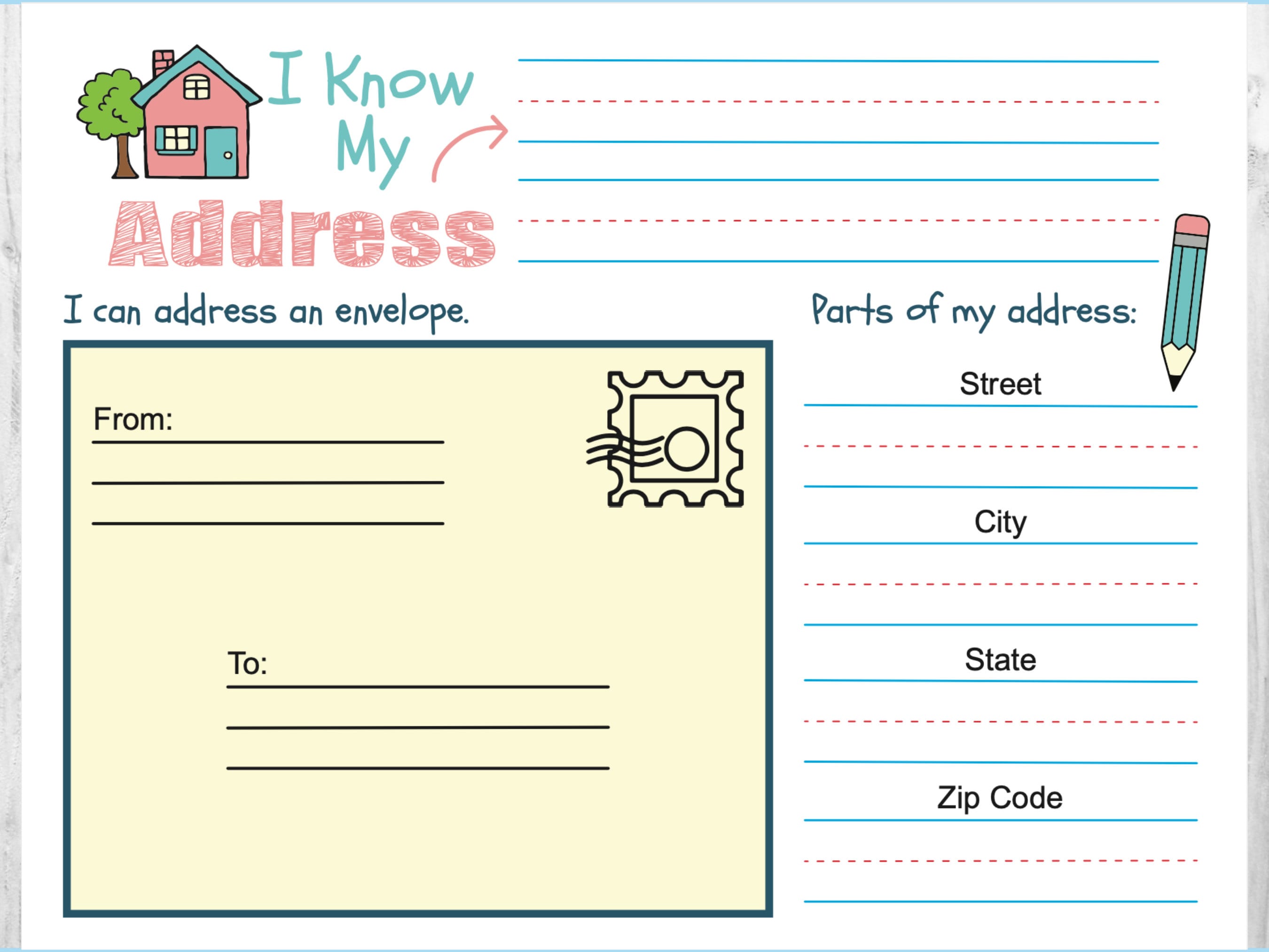 i-know-my-address-worksheet-address-activity-for-kids-etsy