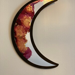 Moon Phase Alcohol Ink Mirrors image 9