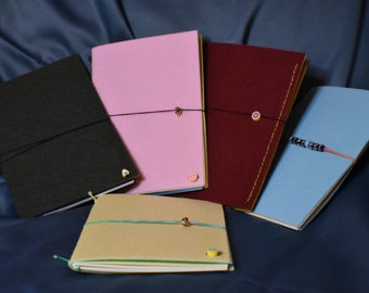 Custom Felt Travelers Journals