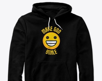 Faites sourire Dieu Sweat à capuche