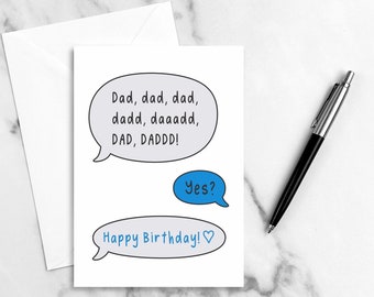 Dad Birthday Card | North East | Northern | Middlesbrough | Teesside | Newcastle | Tyneside | Sunderland
