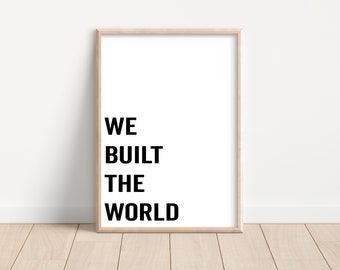 We Built The World Artwork | Print | Poster | Teesside | Middlesbrough | North East | Dorman Long