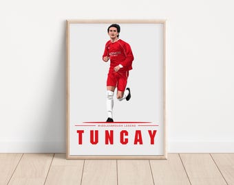 Tuncay Şanlı Middlesbrough Legend Artwork Print | Middlesbrough | Boro | MFC | UTB | North East | Northern | Teesside
