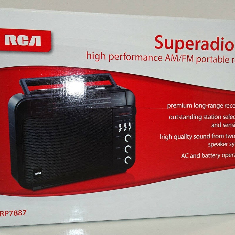 Vintage Rca Portable Radio - Etsy
